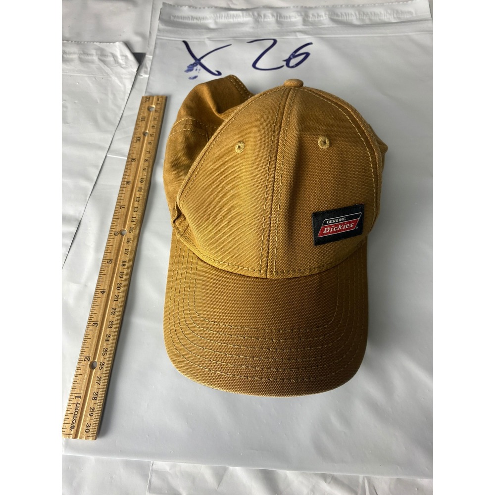 Dickies Genuine Canvas Workwear Baseball Cap Tan Brown‎ Strapback One Size